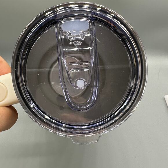 CRAVE 40 Oz Insulated Large Capacity Cup Tumbler Handle Straws - Ivory - Picture 3 of 9